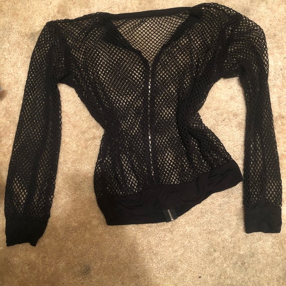 Black fish net jacket - Picture 3 of 4